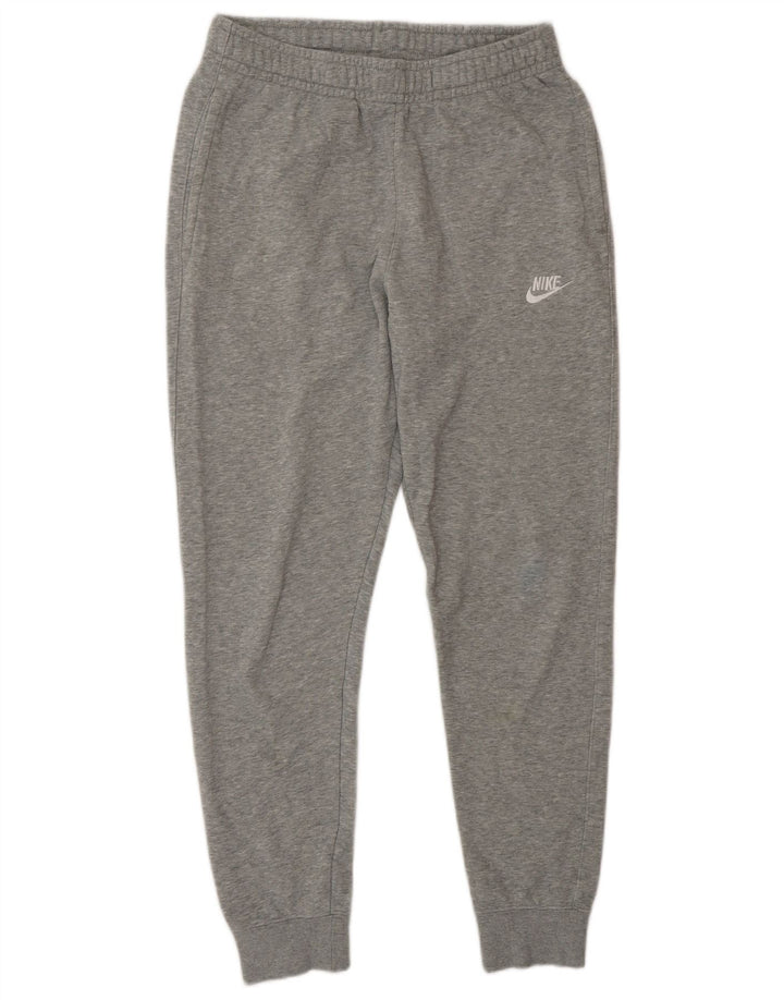 Nike Mens Tracksuit Trousers Joggers Small Grey Cotton