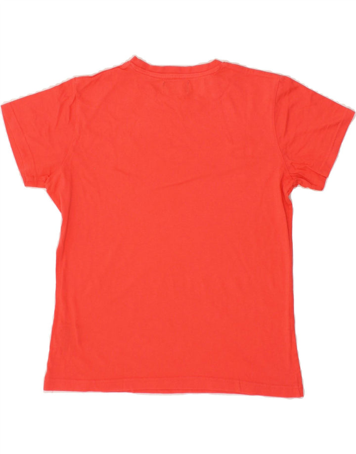 KAPPA Womens T-Shirt Top UK 12 Medium Red Cotton Vintage Kappa and Second-Hand Kappa from Messina Hembry 
