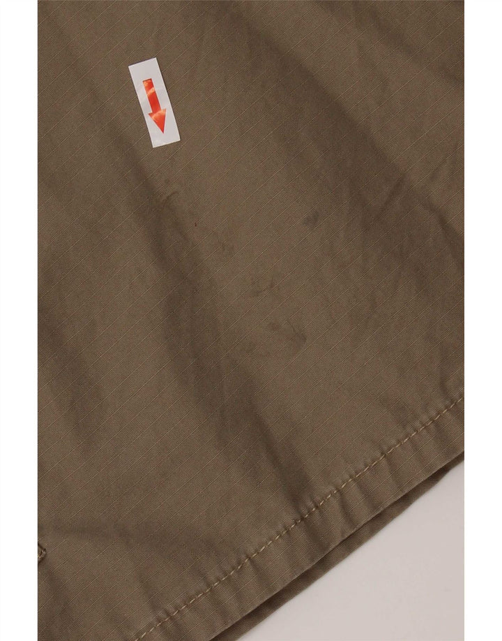 Wrangler Mens Cargo Shorts W44 2XL Brown Cotton