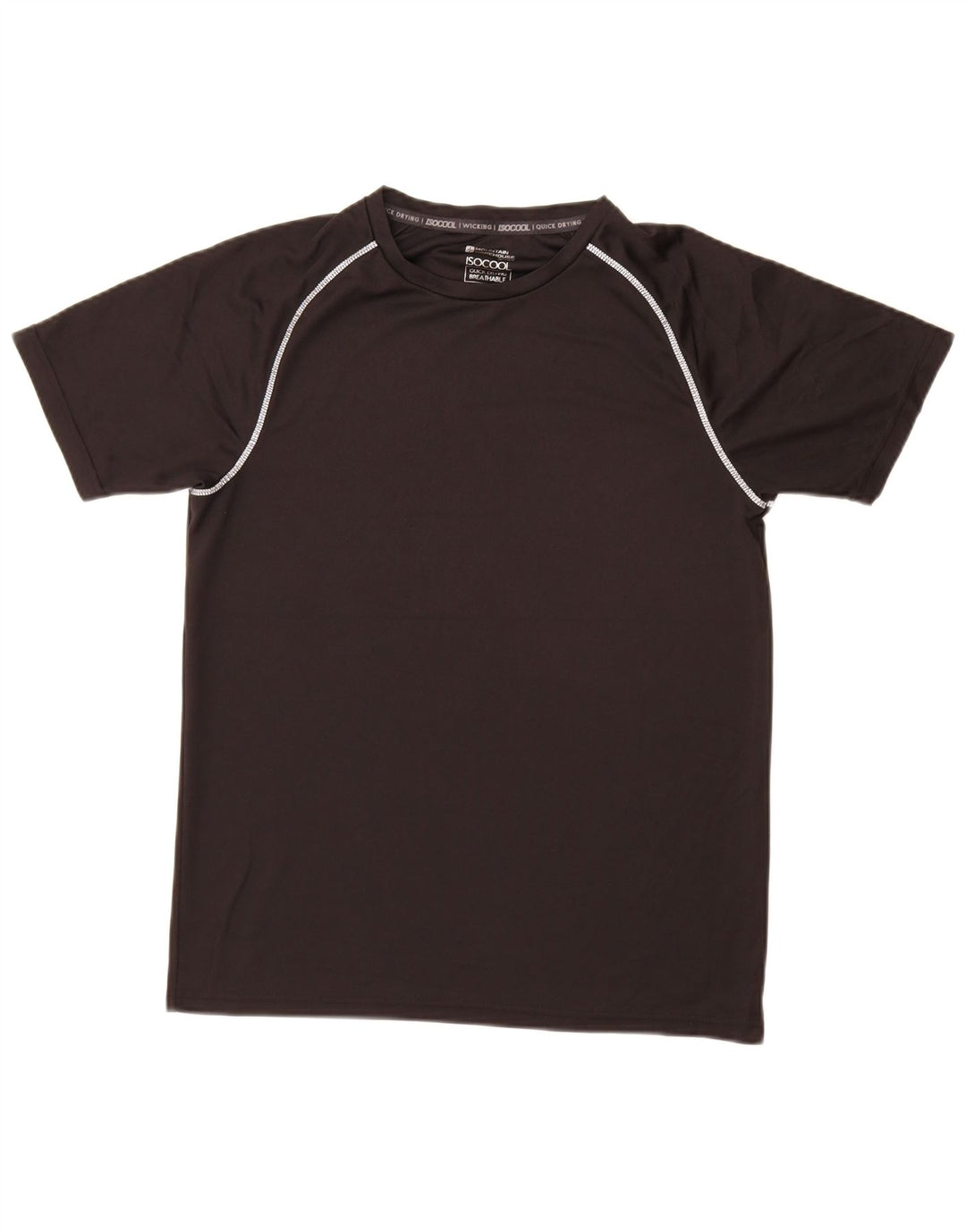 Mountain Warehouse Mens T-Shirt Top Medium Black Polyester