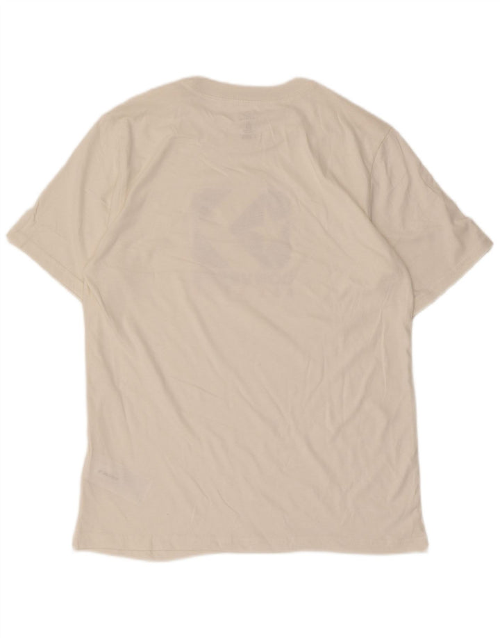Converse Mens Graphic T-Shirt Top Small White Cotton