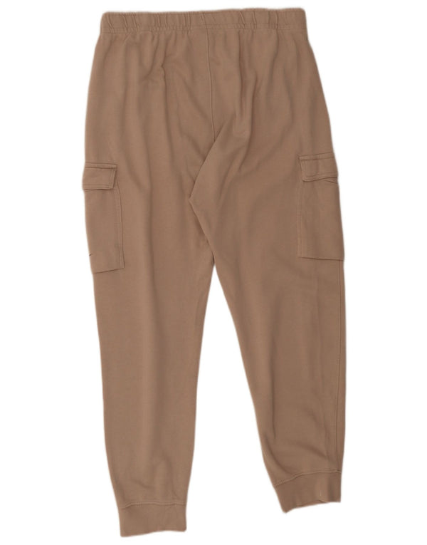 Nike Mens Cargo Tracksuit Trousers Joggers Large Brown Cotton