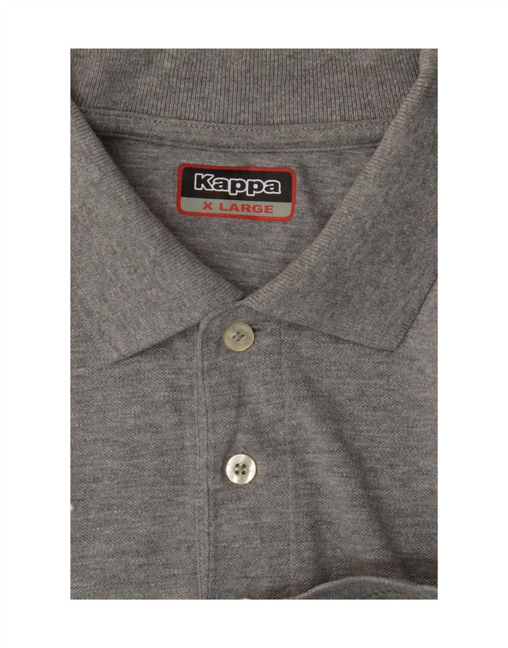 Kappa Mens Polo Shirt XL Grey