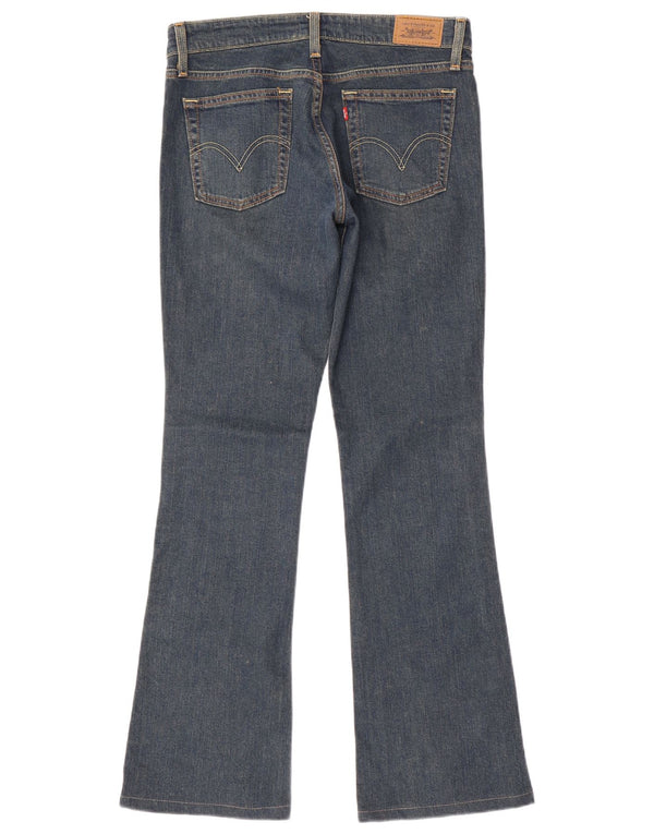 Levi's Womens 518 Super Low Bootcut Jeans US 7 Medium W30 L32 Blue Cotton