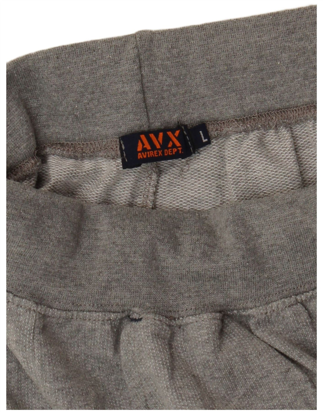 AVIREX Mens Graphic Tracksuit Trousers Joggers Large Grey