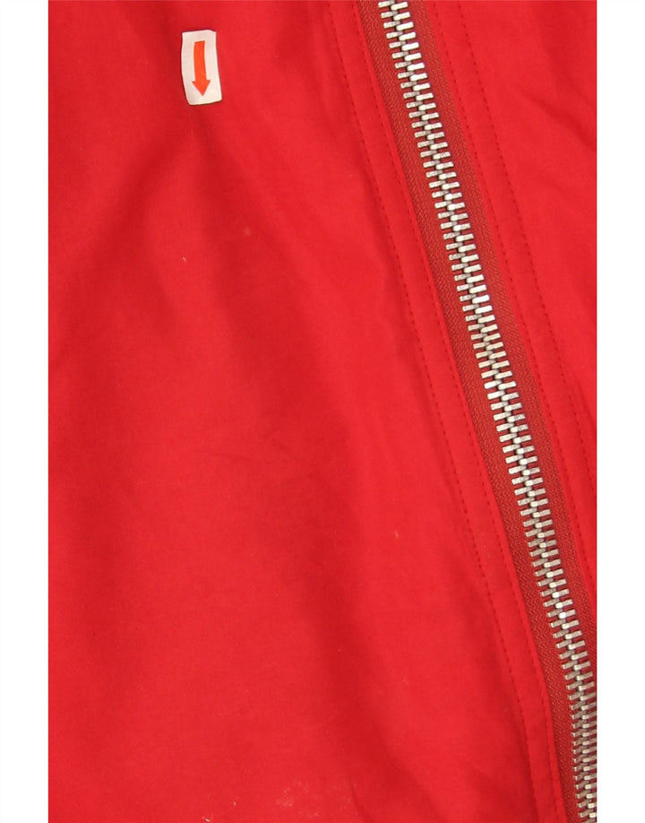 Polbot Mens Loose Fit Padded Jacket UK 38 Medium Red Polyester