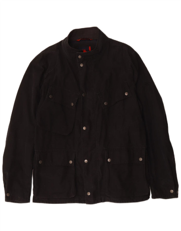Kappa Mens Utility Jacket UK 40 Large Black Cotton