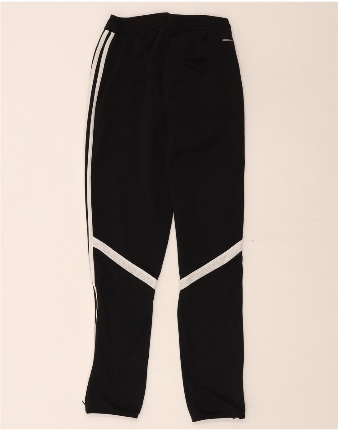 ADIDAS Boys Climacool Tracksuit Trousers 13-14 Years XL Black Colourblock