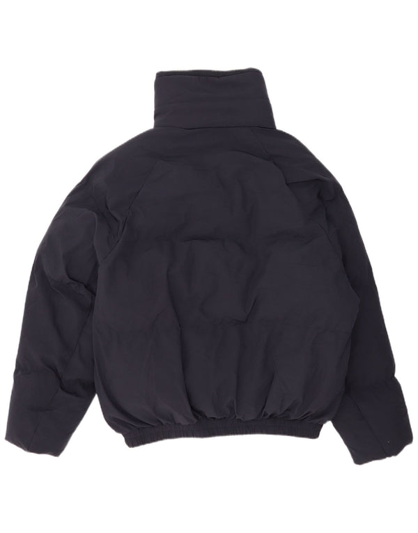 Zara Mens Loose Fit Padded Jacket UK 38 Medium Navy Blue