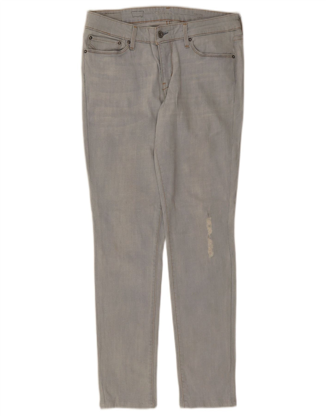 LEVI'S Womens Demi Curve Distressed Skinny Jeans W29 L29 Blue