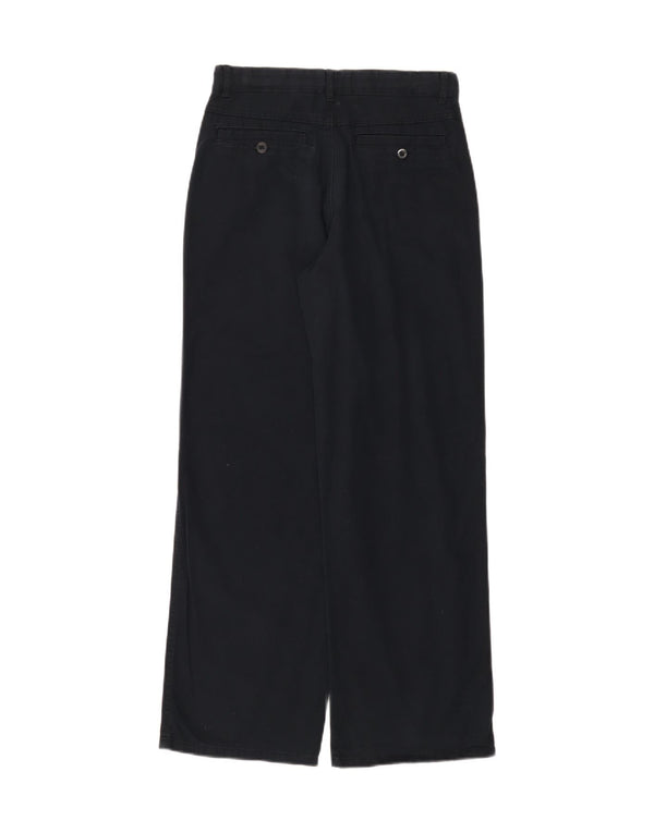 Marks & Spencer Girls Casual Trousers 12-13 Years W27 L28 Navy Blue