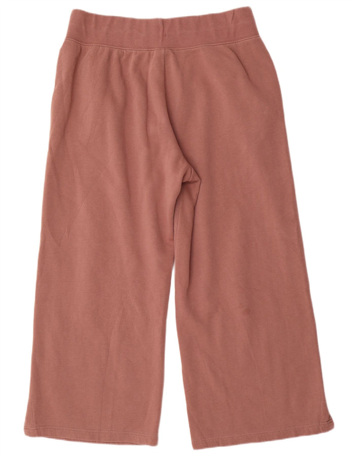 NIKE Womens Wide Leg Tracksuit Trousers UK 18 XL Pink Cotton