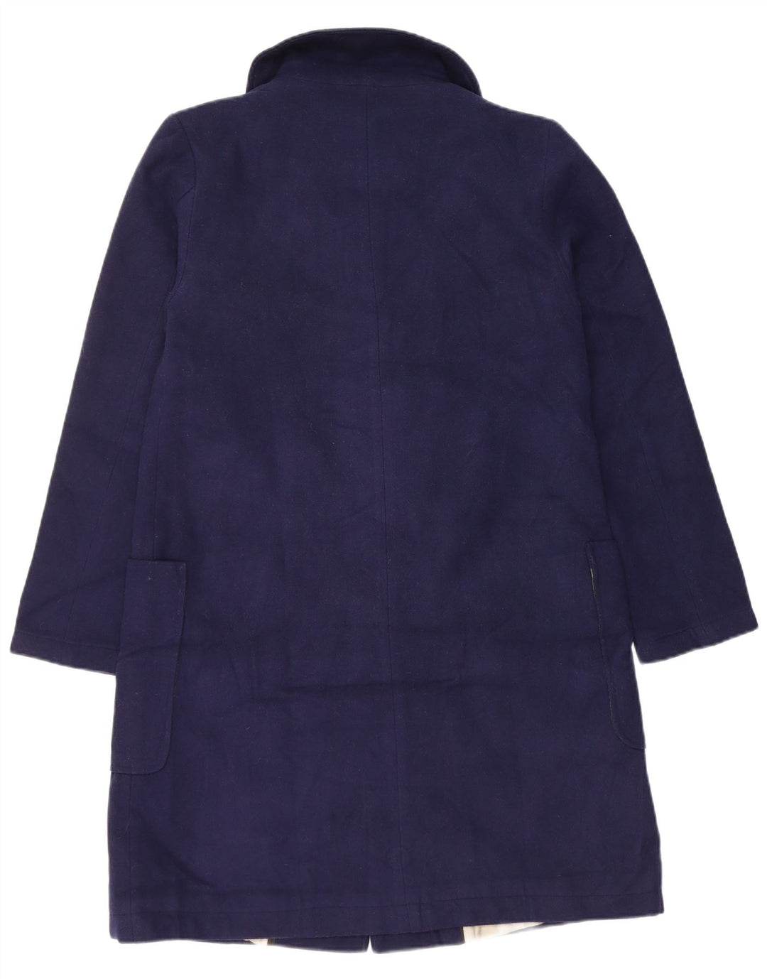 Marks & Spencer Womens Overcoat UK 10 Small Navy Blue