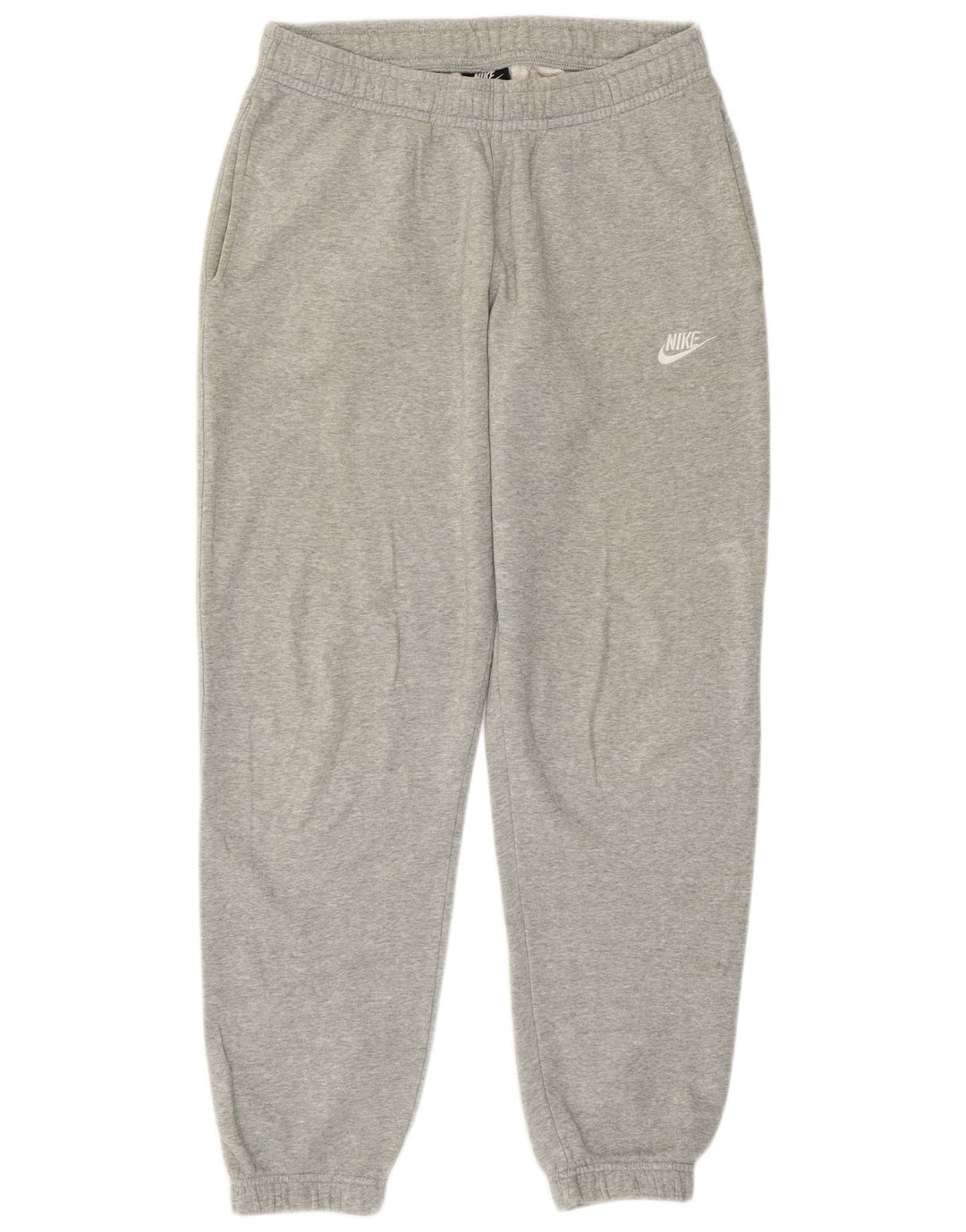 Nike Mens Tracksuit Trousers Joggers Medium Grey Cotton