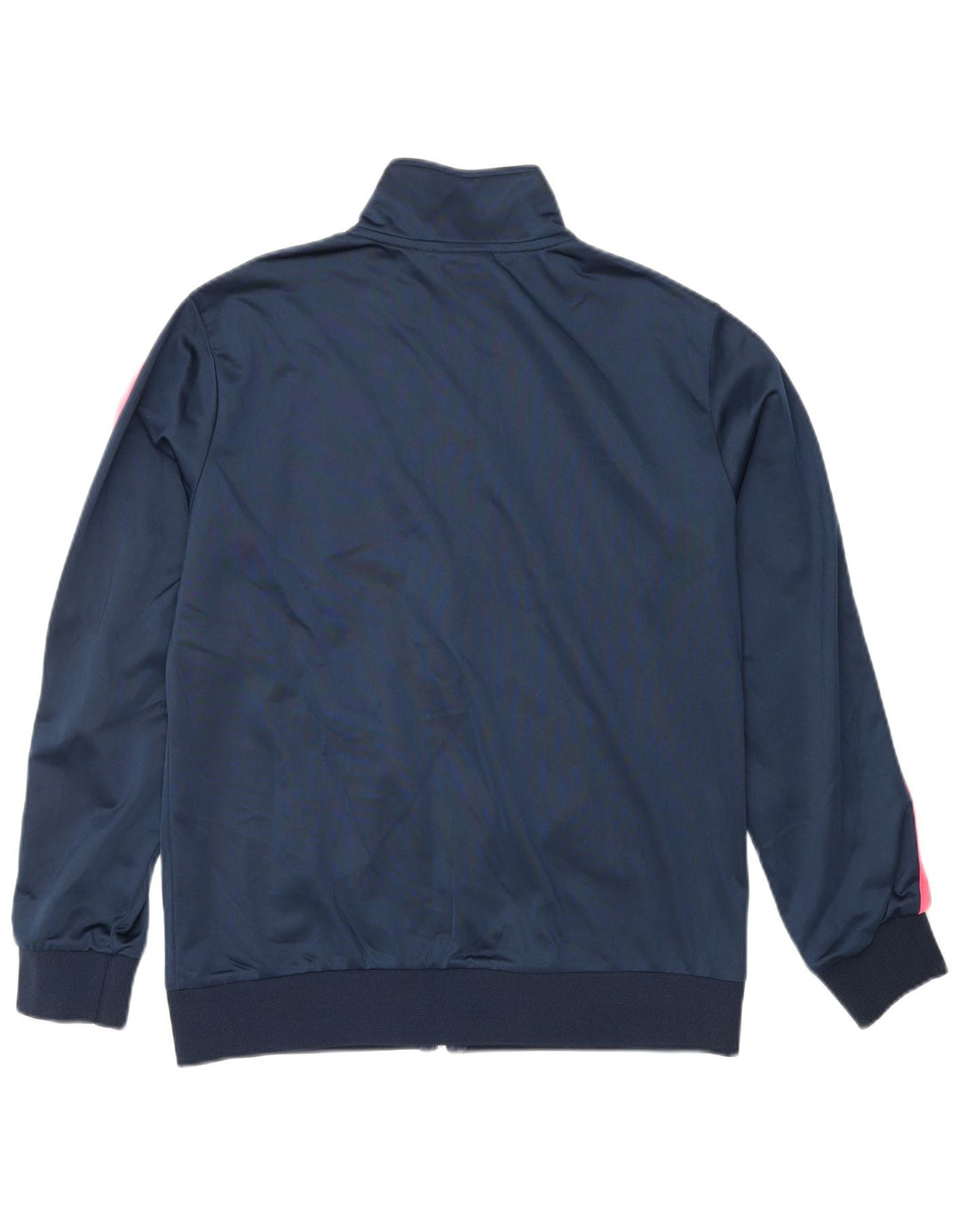 DIADORA Womens Tracksuit Top Jacket UK 16 Large Navy Blue Polyester