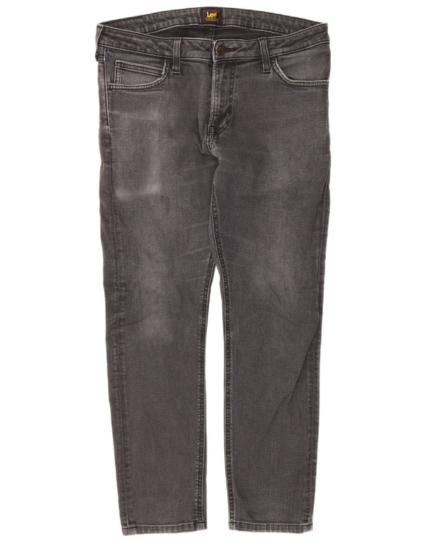 Lee Womens Skinny Jeans W33 L27 Grey Cotton