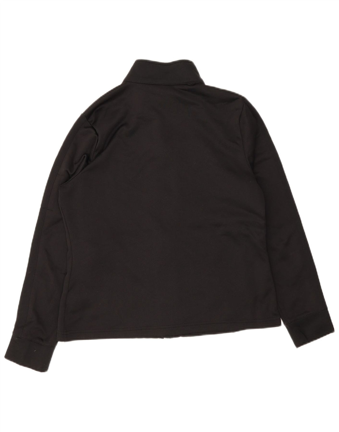 Fila Womens Tracksuit Top Jacket UK 12 Medium Black Polyester