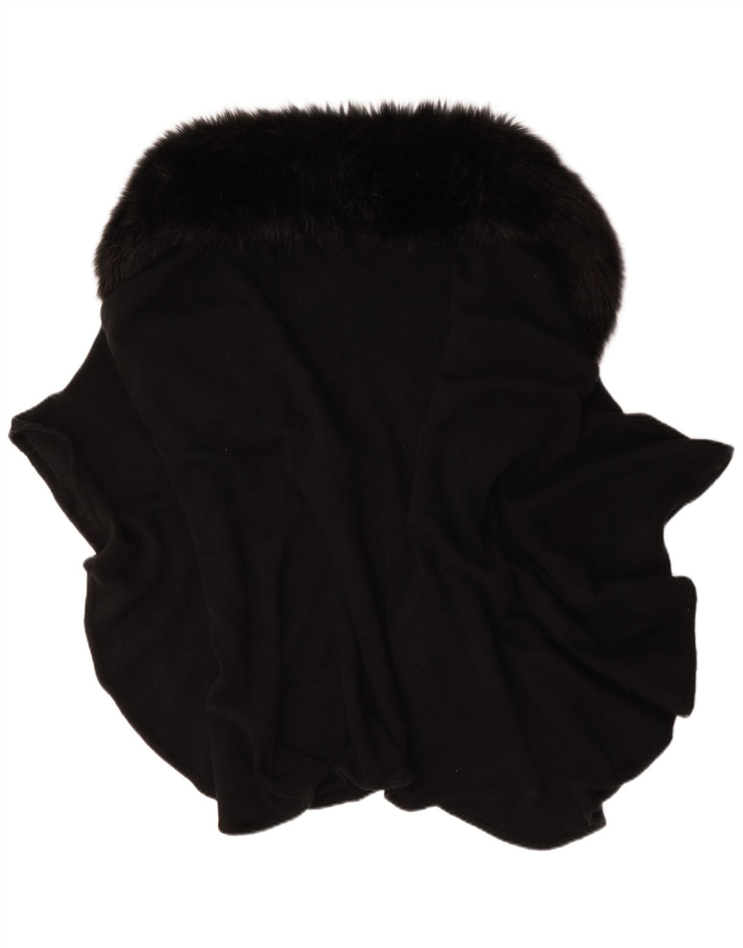 Vintage Womens Poncho Coat One Size Black