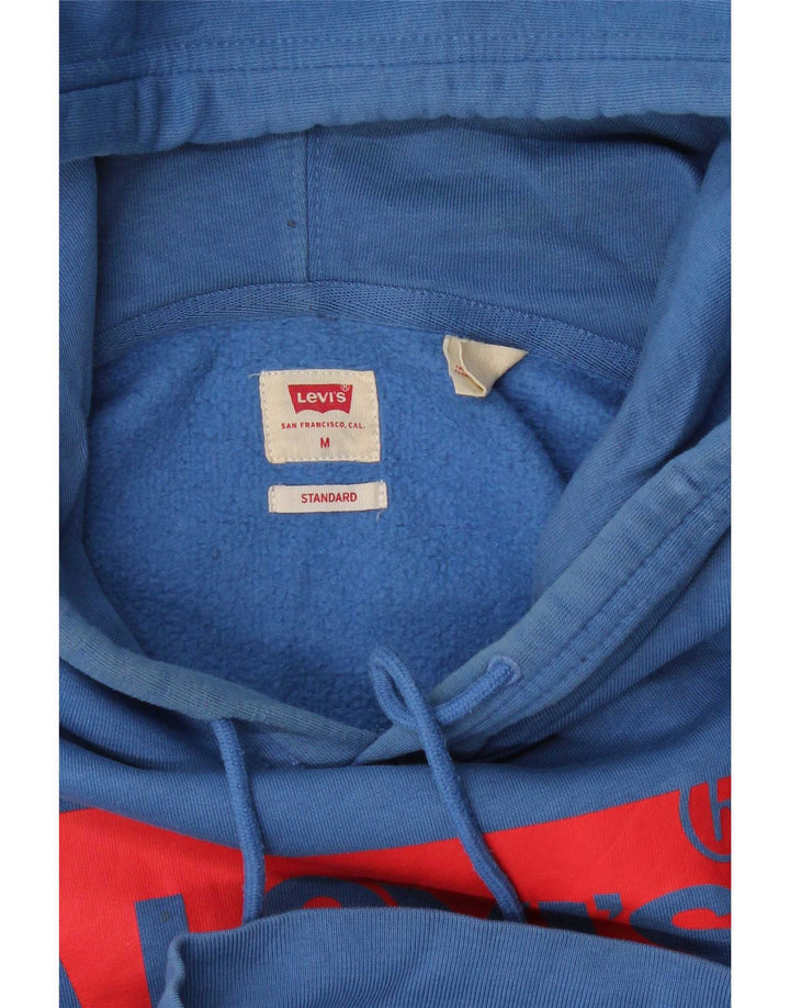 Levi's Mens Standard Graphic Hoodie Jumper Medium Blue