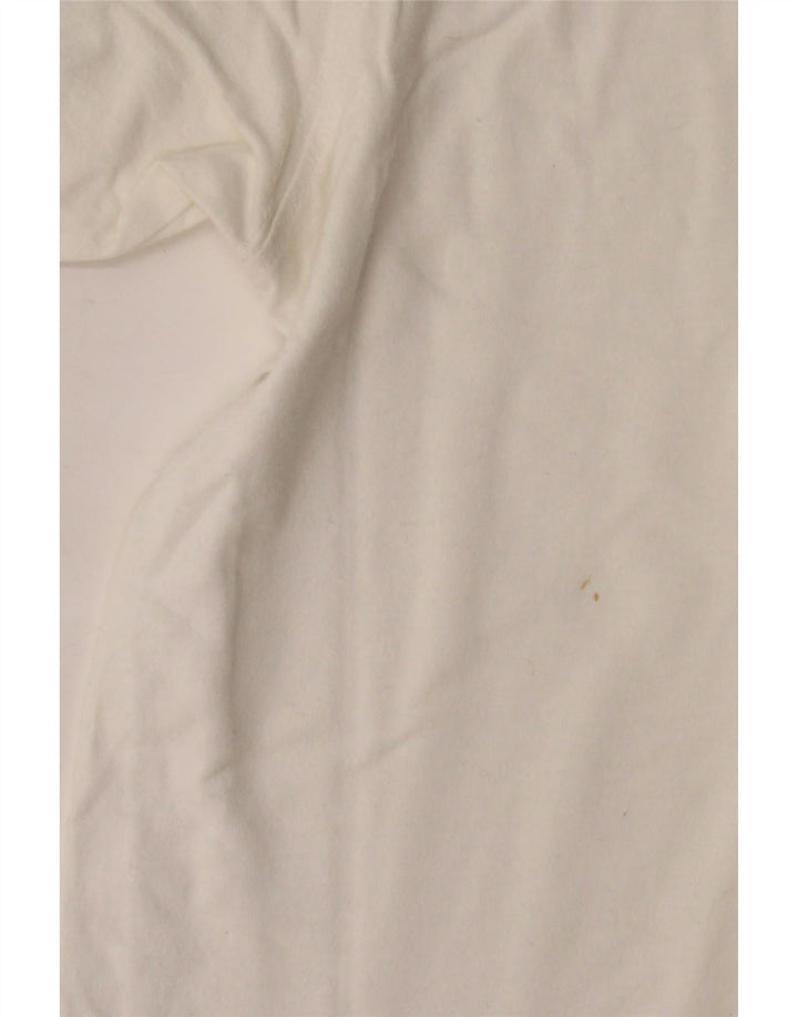 LACOSTE Mens T-Shirt Top Size 6 XL White Cotton
