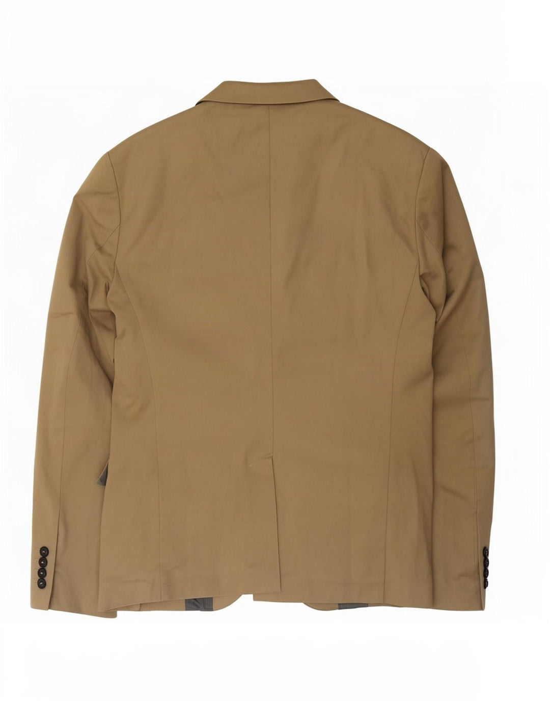 Zara Mens 2 Button Blazer Jacket EU 50 Medium Khaki Classic