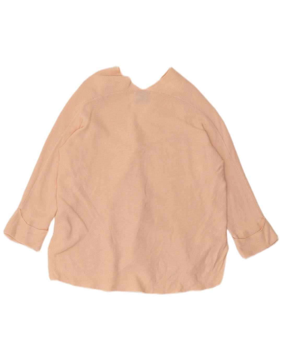 MASSIMO DUTTI Womens Oversized 3/4 Sleeve Blouse Top UK 10 Small Pink