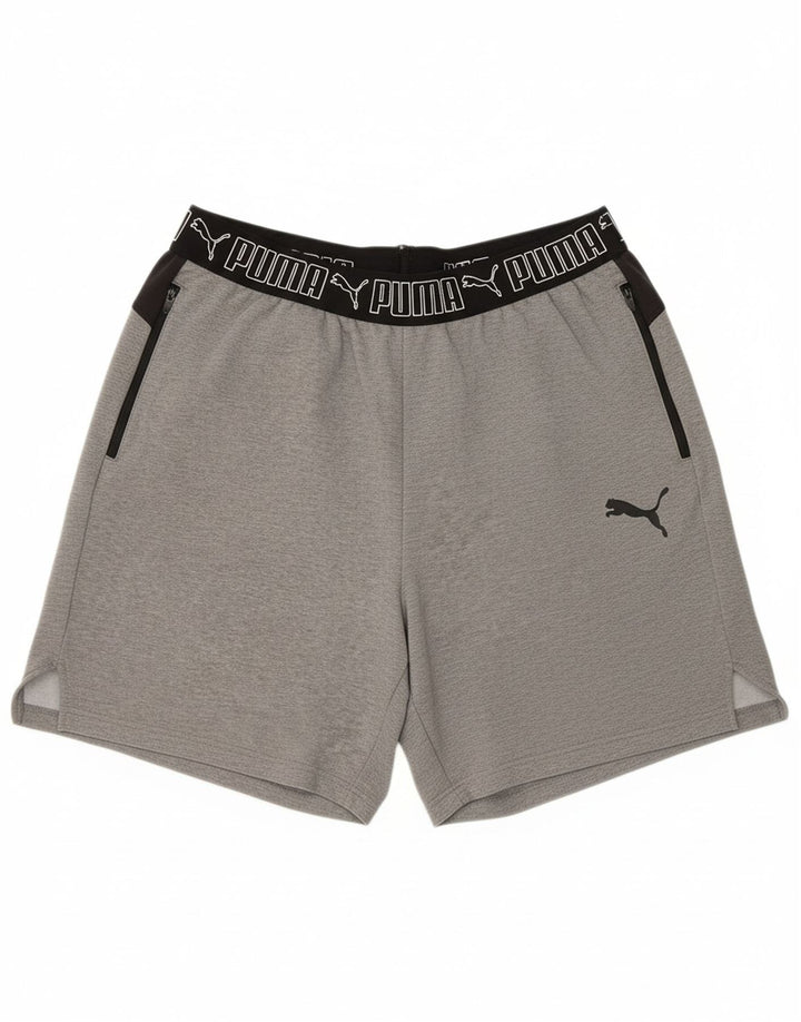 PUMA Mens Graphic Sport Shorts XL  Grey Polyester