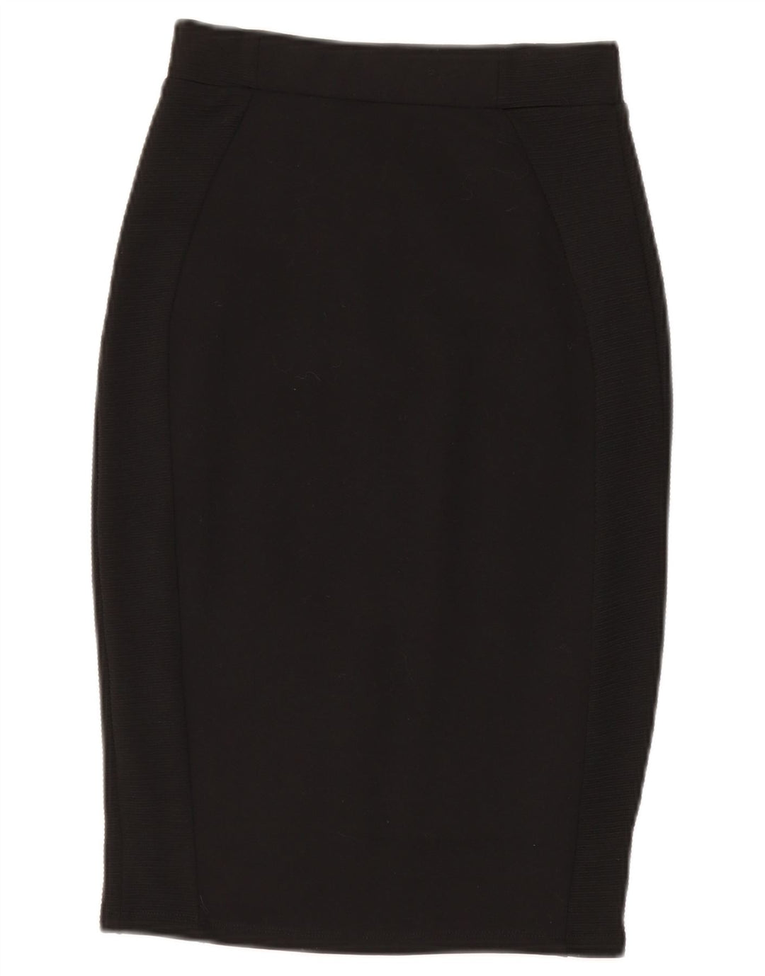 Zara Womens Pencil Skirt XS W24 Black Viscose