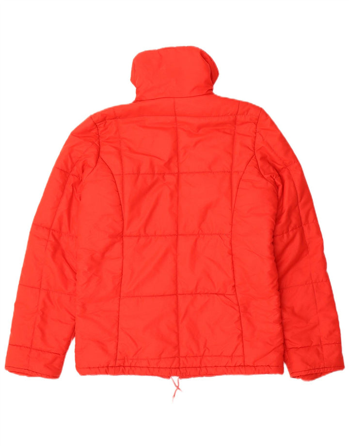 Elite Girls Padded Jacket 13-14 Years Red Colourblock Polyamide