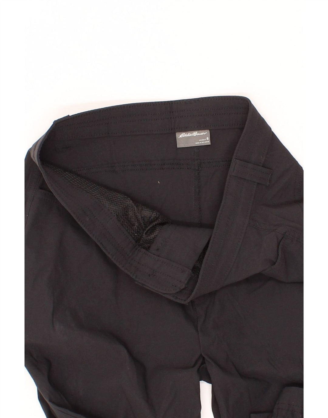 EDDIE BAUER Womens Straight Capri Trousers US 6 Medium W30 L20 Black Vintage Eddie Bauer and Second-Hand Eddie Bauer from Messina Hembry 