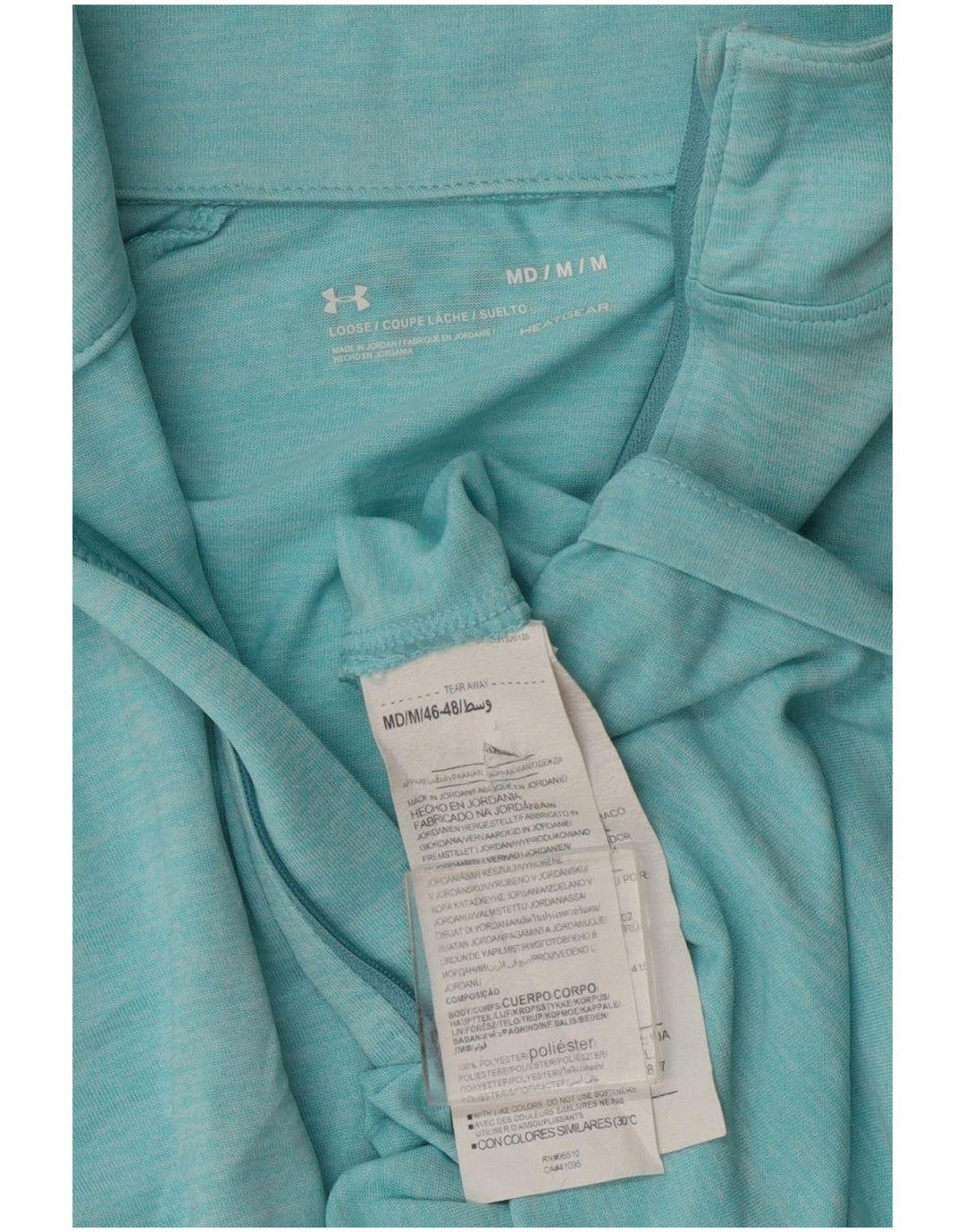 Under Armour Womens Heat Gear Pullover Tracksuit Top UK 14 Medium Blue