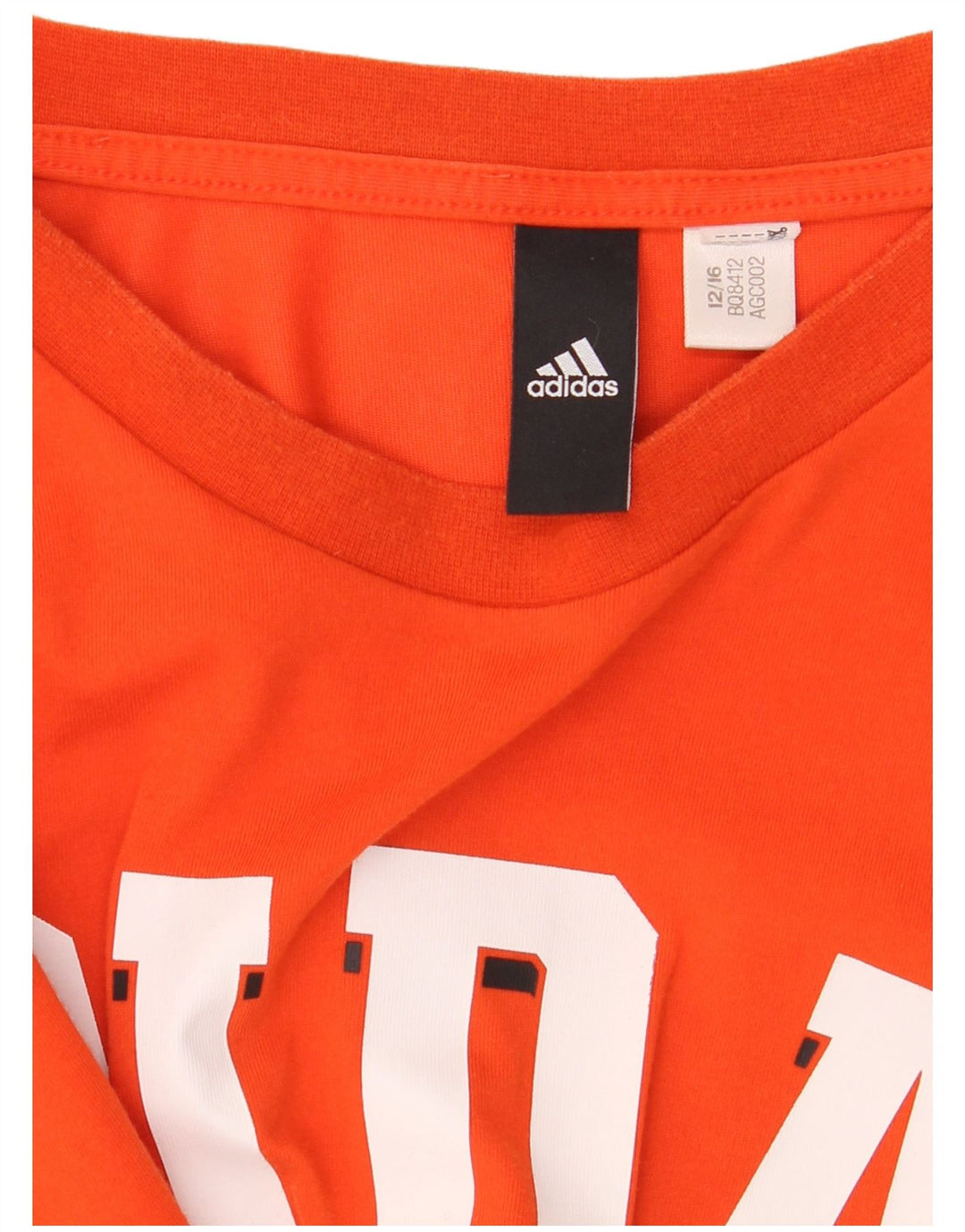 Adidas Mens Graphic T-Shirt Top Large Orange