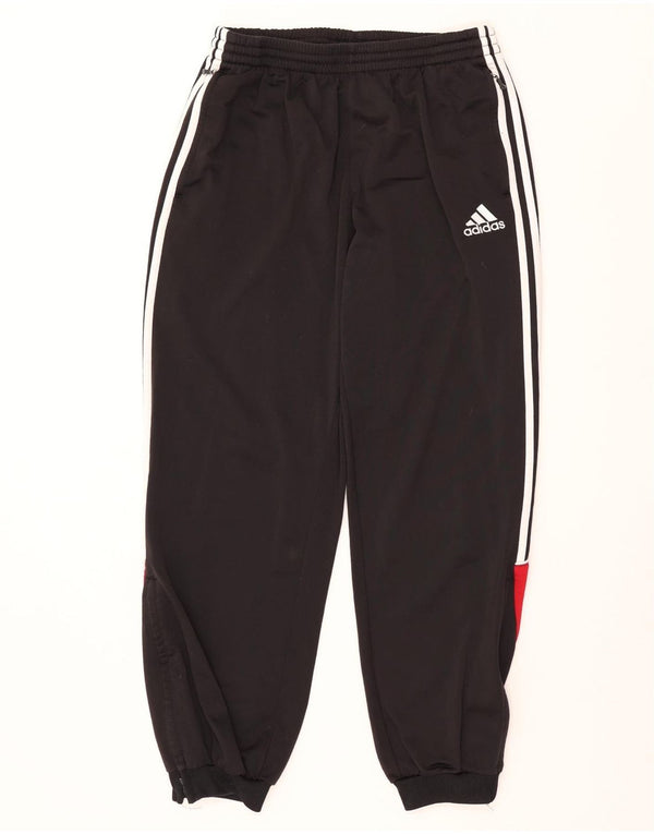 ADIDAS Mens Tracksuit Trousers Joggers UK 42/44 Large Black Colourblock