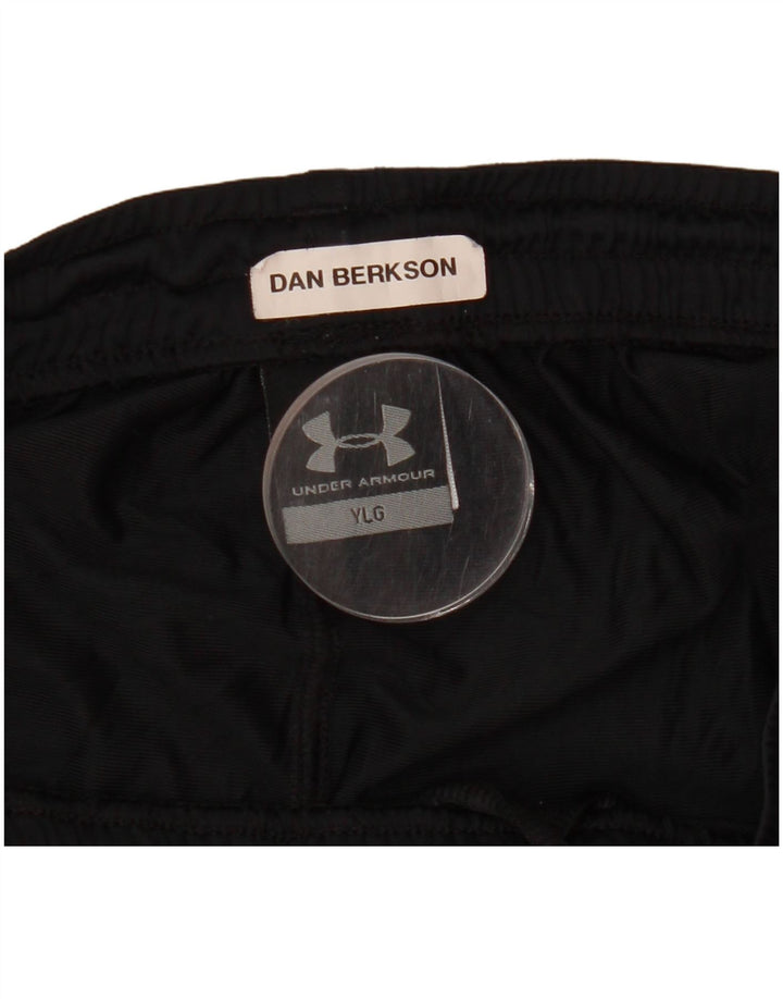 UNDER ARMOUR Boys Sport Shorts 11-12 Years Large  Black Polyester