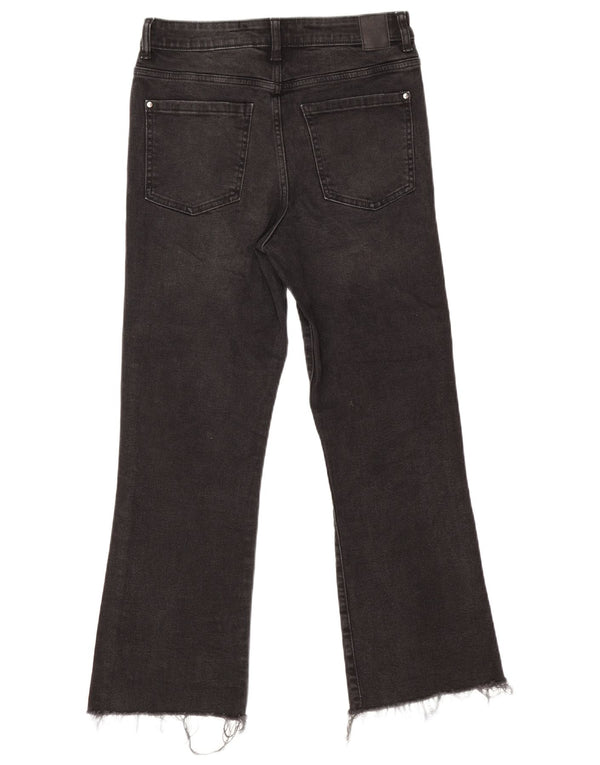 Zara Womens Bootcut Jeans EU 40 Medium W30 L26 Black Cotton