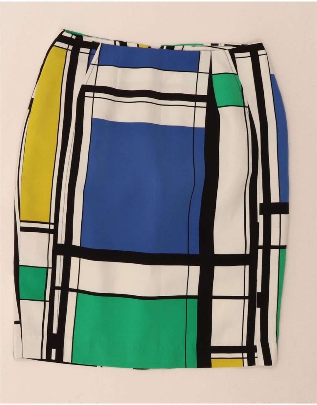 WORTHINGTON Womens Pencil Skirt US 6 Medium W28 Multicoloured Geometric Vintage Worthington and Second-Hand Worthington from Messina Hembry 