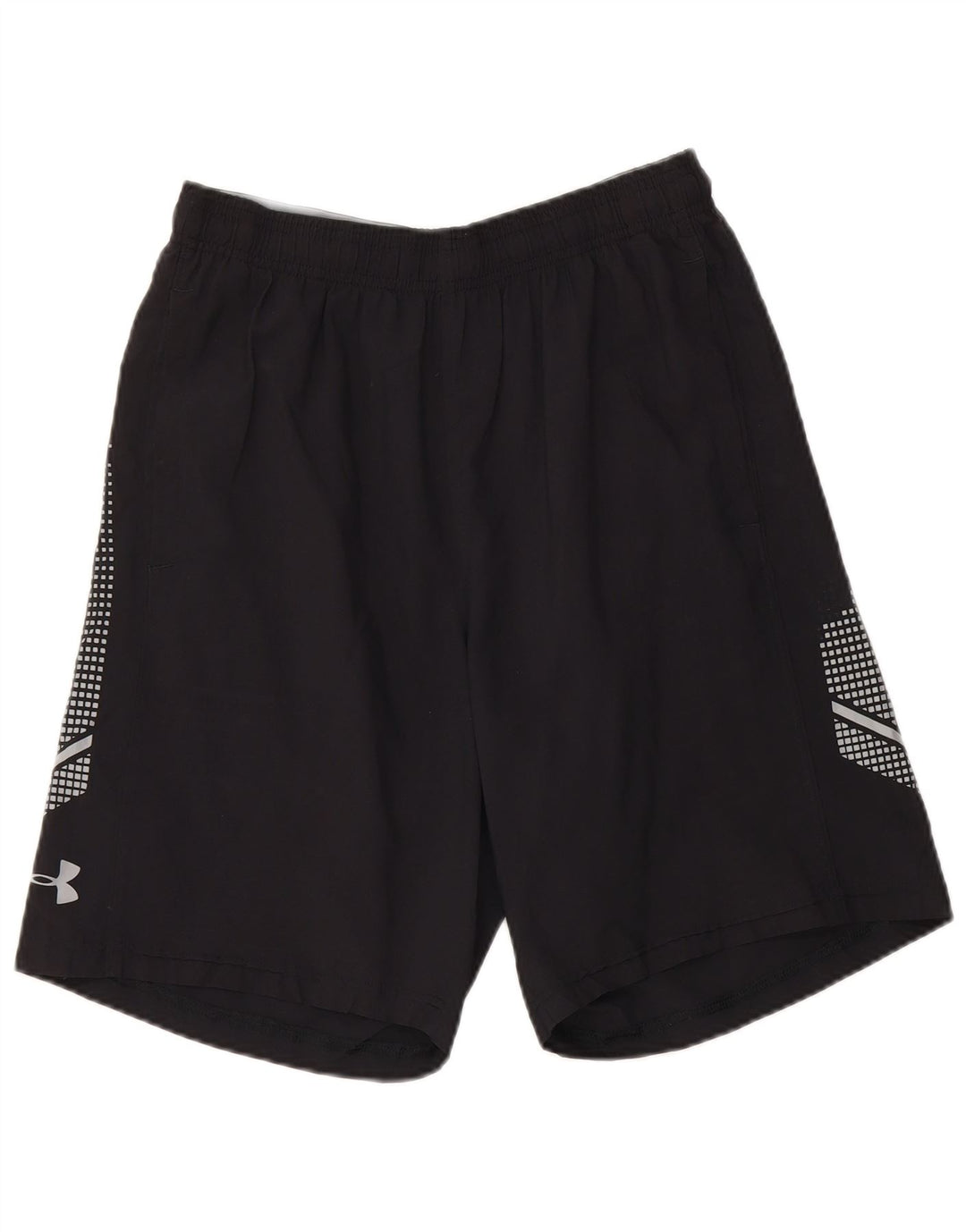 UNDER ARMOUR Mens Heat Gear Sport Shorts Medium Black Geometric