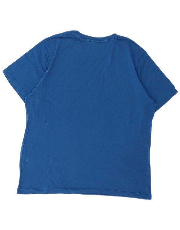 North Sails Mens Graphic T-Shirt Top Large Blue Cotton