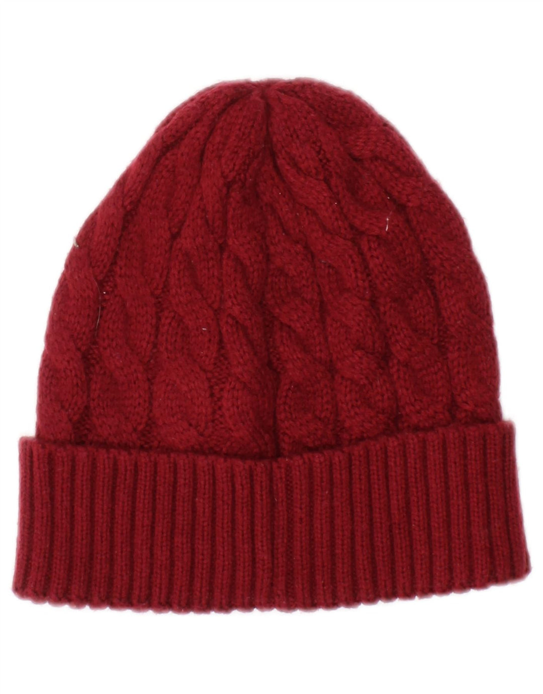 Kappa Mens Knit Beanie Hat One Size Red Polyacrylic