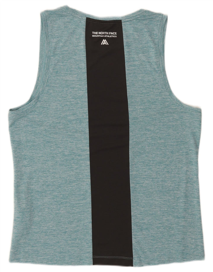 The North Face Mens Vest Top Medium Turquoise Colourblock Polyester