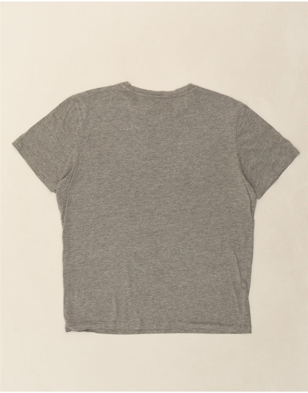 JACK & JONES Mens Graphic T-Shirt Top Medium Grey Christmas Vintage Jack & Jones and Second-Hand Jack & Jones from Messina Hembry 