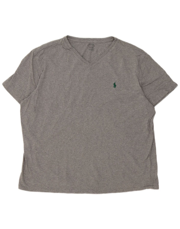 Polo Ralph Lauren Mens T-Shirt Top 2XL Grey Cotton