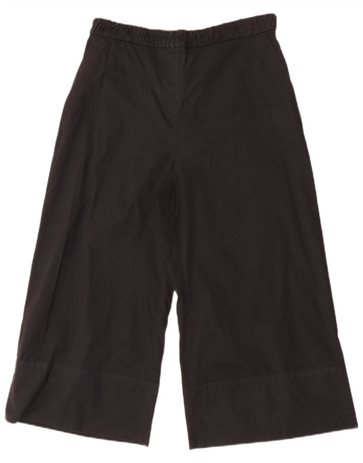 Max & Co. Womens Wide Leg Capri Trousers W30 L21 Black