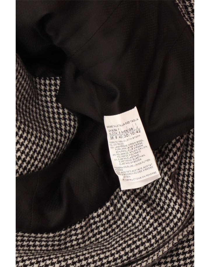 MAX MARA Womens 4 Button 2 Piece Skirt Set UK 10 Small W28 Grey Classic