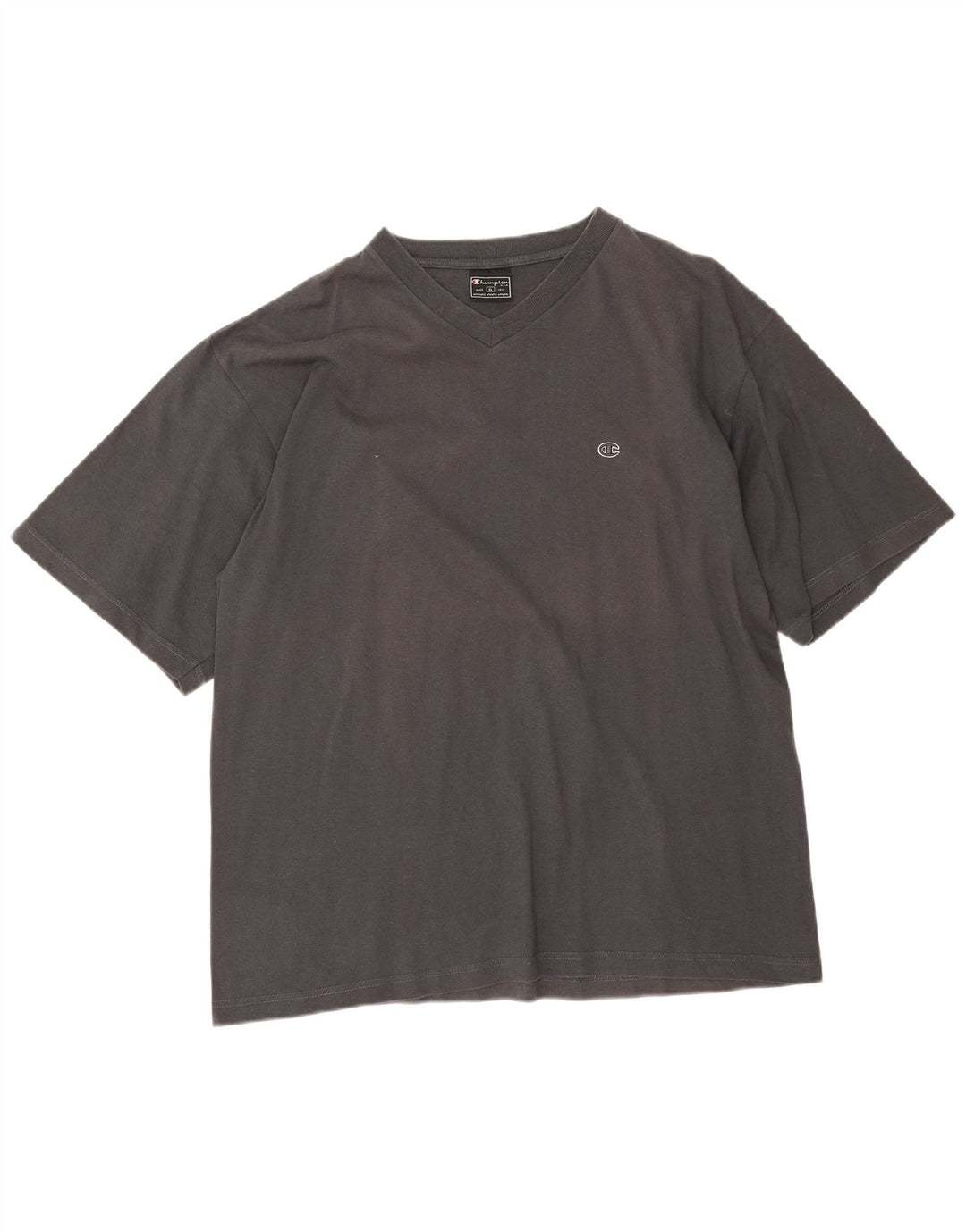 Champion Mens T-Shirt Top XL Grey