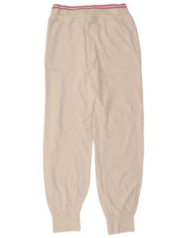 Adidas Mens Tracksuit Trousers Joggers UK 38/40 Medium White Cotton