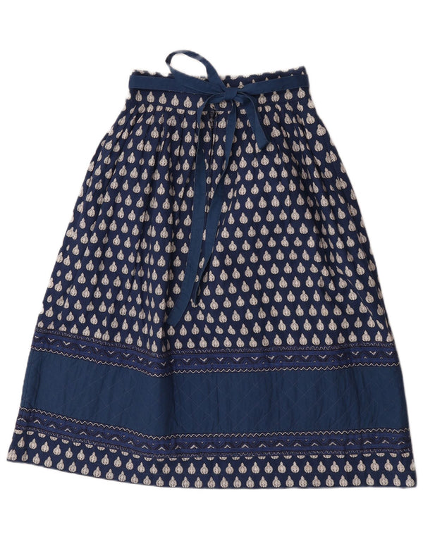 Charles Demery Womens Abstract Pattern A-Line Skirt W28 Medium Blue Bohemia