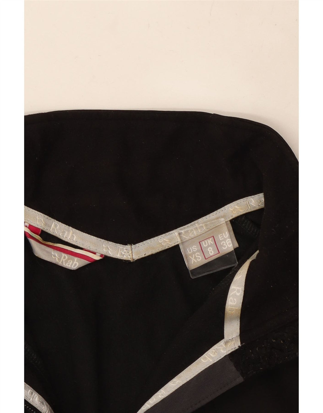 RAB Womens Windbreaker Jacket UK 8 Small Black Colourblock