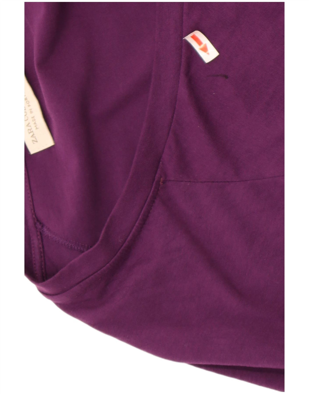 Zara Womens Top Long Sleeve UK 16 Large Purple
