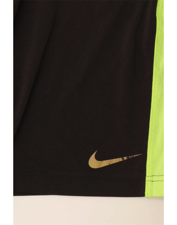 Nike Mens Dri Fit Sport Shorts Large Black Colourblock Polyester